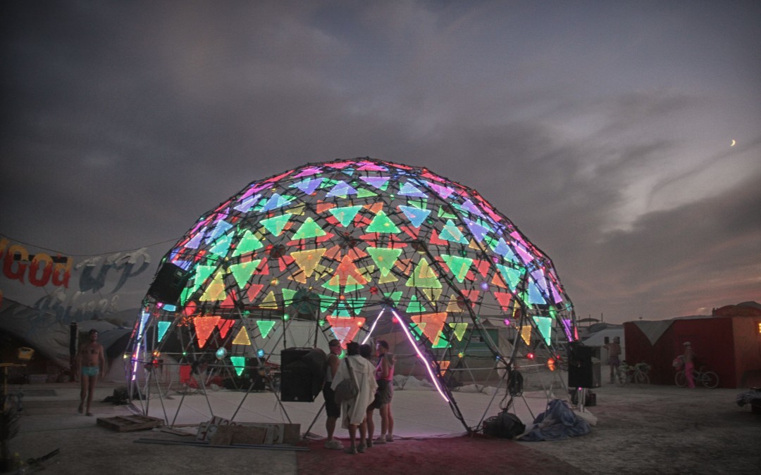 Dance floor in Black Rock City