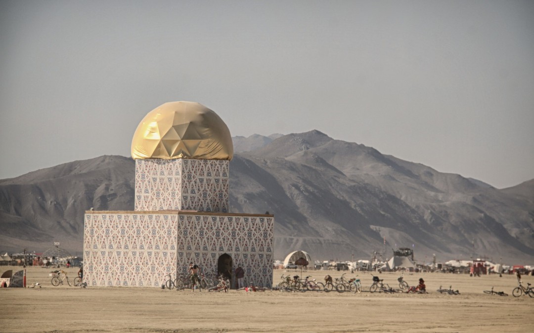 Mosque in the desert of Black Rock